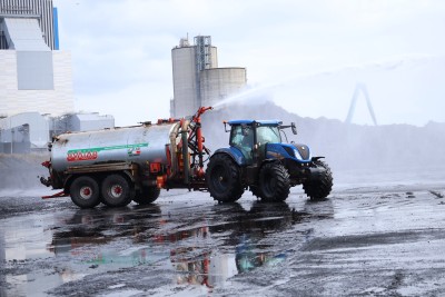 Tractorchauffeur Waterwagen-Buitenwerk